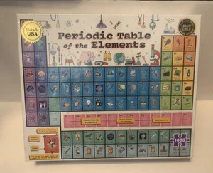 Periodic Table of the Elements Puzzle 1000 Pieces 24" x 30" With Mini Poster New - Picture 1 of 10