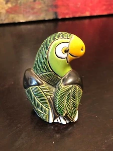 Neu Vintage RINCONADA Papagallo VOGEL FIGUR Statue Studio Kunst handgefertigt #324 - Bild 1 von 12