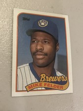 1989 Topps Mike Felder Milwaukee Brewers #263