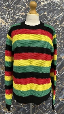 Dsquared2 100% Virgin Wool Sweater Mens Multi Size M #REF77 - Image 1 of 4