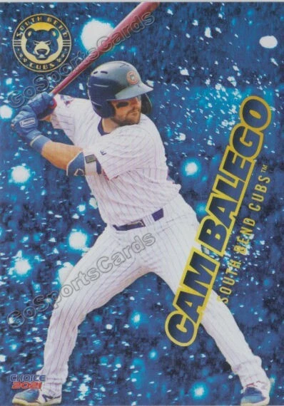 2021 South Bend Cubs Cam Balego RC Rookie Chicago - Image 1 of 1