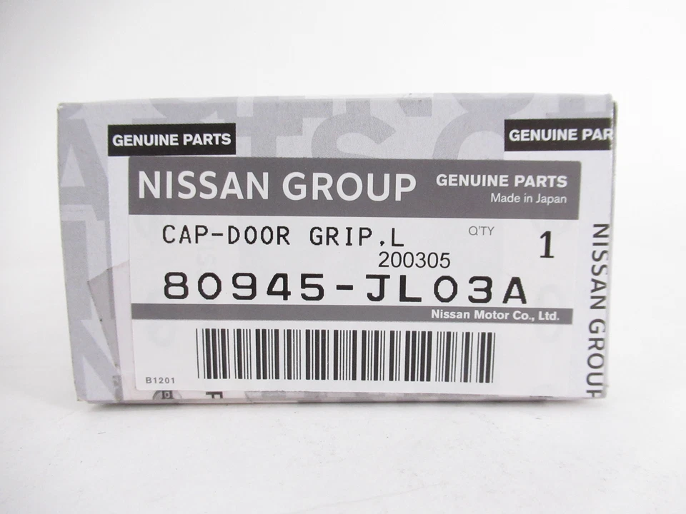 Tapa de agarre de puerta de conductor genuina OEM Infiniti 80945-JL03A 08-10 G37 cupé Foto 1 de 3