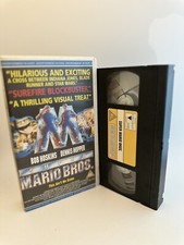 Super Mario Bros. VHS PAL (1993) Beautiful ex-Rental Plus DVD R1 Nintendo  Movie