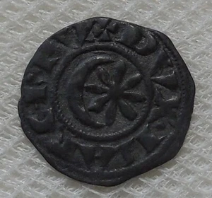 FRANCE PROVENCE RAYMOND VII 1222-1249 SILVER DENIER COIN - Picture 1 of 2