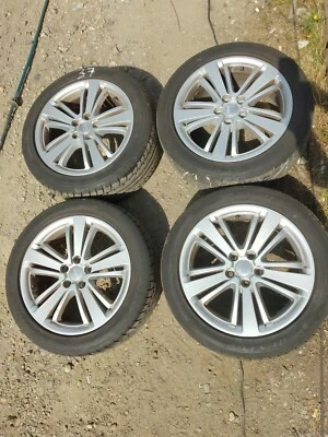 4 Sommerräder Seat 6JO 601025, 7J x 16 ET43, Dunlop 215/45 R16 86H (CA37) - Bild 1 von 4