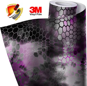 Pink Black Camo Chameleon Wrap Vinyl Roll Trucks Cars Boats Campers ATV's etc... - Picture 1 of 3