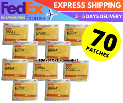70 Patches Locoa Transdermal | 7 patches/pack DHL EXPRESS - Image 1 of 4