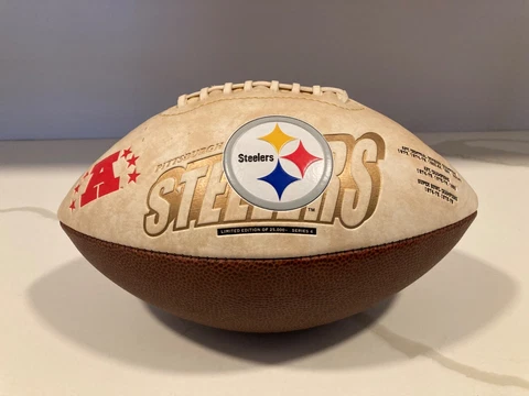 Vintage Pittsburgh Steelers Limited Edition Series 4 Commemorative Football Cover