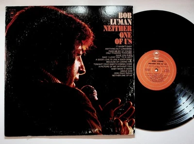 Bob Luman - Neither One Of Us LP Record 1973 Promo Epic Country 33 RPM - Image 1 of 2