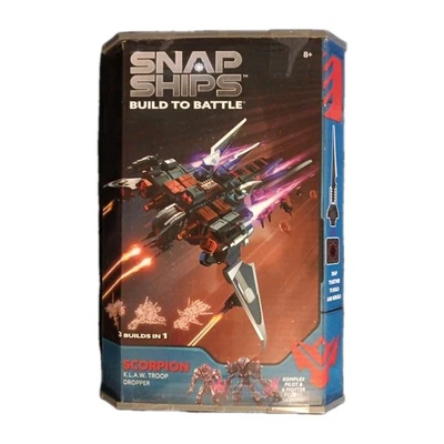 Snap Ships Build To Battle SCORPION K.L.A.W. TROOP DROPPER  NEW/SEALED - Image 1 of 4