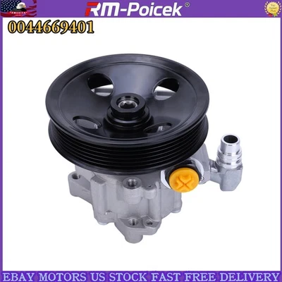0044669401 Power Steering Pump W/Pulley Fits 2006 Mercedes Benz CLS500 CLS55 AMG - Imagem 1 de 4
