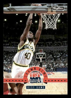 1994 SkyBox USA #15 Shawn Kemp USA - Image 1 of 2