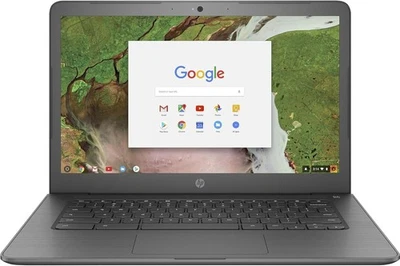 HP ChromeBook 14 G5 14" HD Laptop AMD A4 8GB RAM 32GB SSD Chrome OS w/ Charger - Image 1 of 4