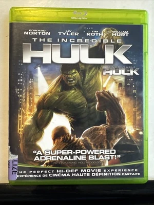 The Incredible Hulk (Disco Blu-ray, 2008) - Estuche Verde Raro Fuera de Stock Foto 1 de 2