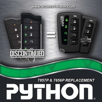 Python 7857P and 7656P Remote Control Replacements - New For 2025 Viper Remotes - Image 1 of 3
