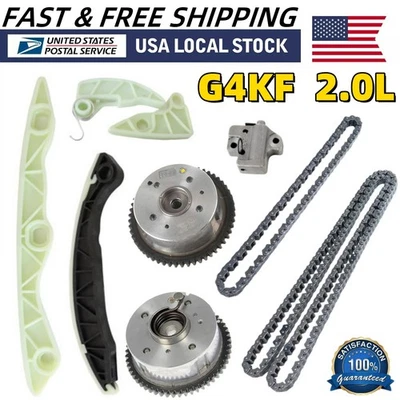 Kit de cadena de distribución del motor 2,0 L G4KF para Hyundai Genesis cupé Sonata Kia Optima EE. UU. Foto 1 de 4