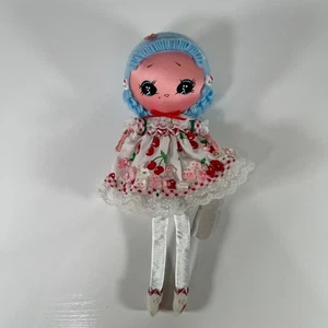 Boopsie Daisy Jubiläum Puppe mit großen Augen Handarbeit blaue Haare mit Etikett Hello Kitty - Bild 1 von 24