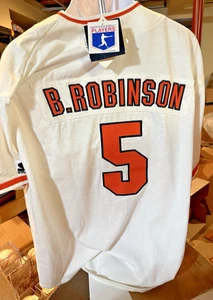 Vintage Starter MLB Jersey Men's Large Baltimore Orioles ROBINSON #5 NEW TAGS - Picture 1 of 3