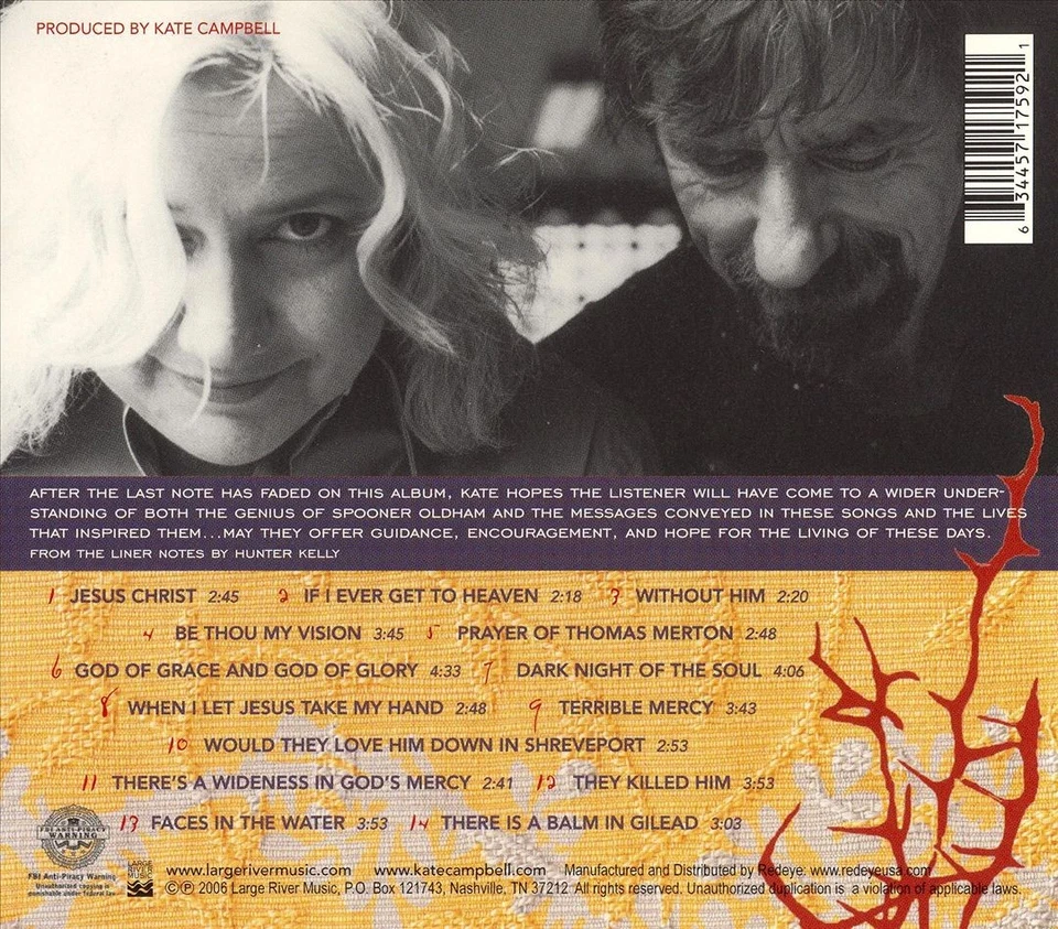 KATE CAMPBELL - FOR THE LIVING OF THESE DAYS NEW CD Foto 1 de 1