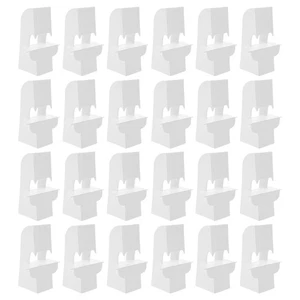 Respaldos de caballete de cartón 100 piezas: marcos de fotos de exhibición de doble ala soporte trasero - Imagen 1 de 12