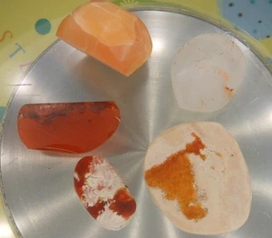 Ópalo de Fuego Mexicano Natural Forma Libre Lote de 5 piezas 24.70tcw Lapidario - Venta Bonanza - Imagen 1 de 12