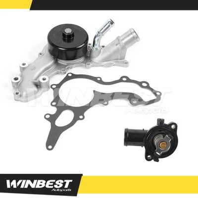 For Dodge Avenger Journey Grand Caravan Chrysler 3.6L Water Pump & Thermostat  - Image 1 of 4