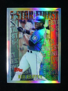 1996 Topps 5-Star Finest Ken Griffey Jr Refractor - Picture 1 of 2