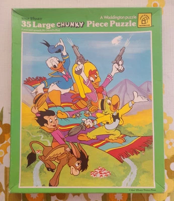 Vintage Waddingtons Walt Disney 35 Piece Jigsaw Puzzle. Donald Duck. - Image 1 of 4