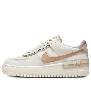Size 8.5 Nike Air Force 1 Shadow Sail Hemp Fossil Light Bone Womens CI0919-116 - Picture 1 of 8
