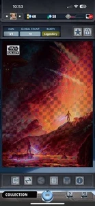 2024 Topps Star Wars Galaxy Digital The High Ground Mini Diamond Refractor /10 - Bild 1 von 2