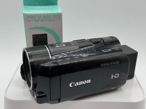 Canon VIXIA HF M500 Full HD Video Camera 10x Image Stabilized Camcorder Tested - Picture 1 of 12