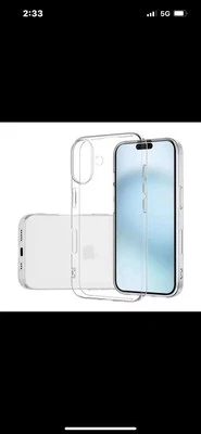 Clear Shockproof Bumper Case Cover For iPhone 16 - Image 1 of 4