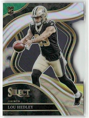 Lou Hedley RC 2023 Panini Select Green and Yellow Prizms Die Cuts Club Level New - Image 1 of 3