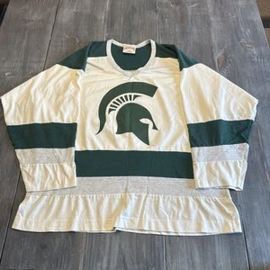 Maglia maglietta vintage Michigan State Spartans Nutmeg Mills XL made in USA 1993 - Foto 1 di 11