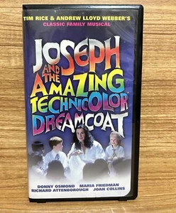 Joseph and the Amazing Technicolor Dreamcoat VHS Tape Donny Osmond Clam 2000 ❤️ - Imagen 1 de 3