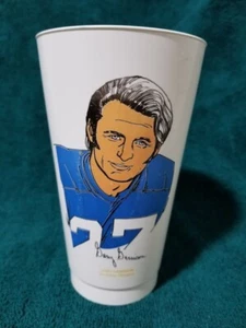 1973 GARY GARRISON 7-11 VINTAGE NFL SLURPEE CUP SAN DIEGO CHARGES - Picture 1 of 2