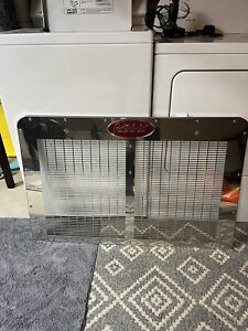 vintage perterbilt 320 Chrome Grille With Emblem In Great Condition