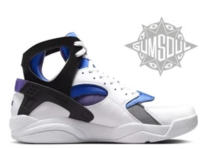 Nike Air Flight Huarache Blanco Varsity Púrpura OG FAB 5 2023 FD0183-101 talla 11.5 - Imagen 1 de 13