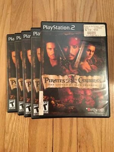 PIRATES OF THE CARIBBEAN THE LEGEND OF JACK SPARROW - PS2 - W/MANUAL - (W) - Picture 1 of 1