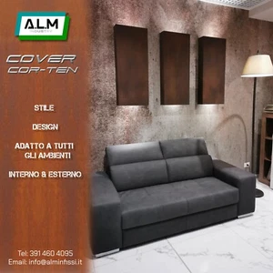 Applique Cover Luci Faretti Cor-TEN Illuminazione Design Arreamento Design - Foto 1 di 4