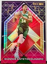 2021-22 Recon Giannis Antetokounmpo #34 Red Holo /199 SP
