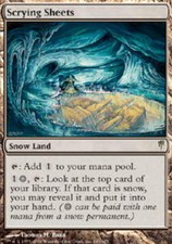 Scrying Sheets ColdSnap 1x - Lightly Played, English MTG Magic