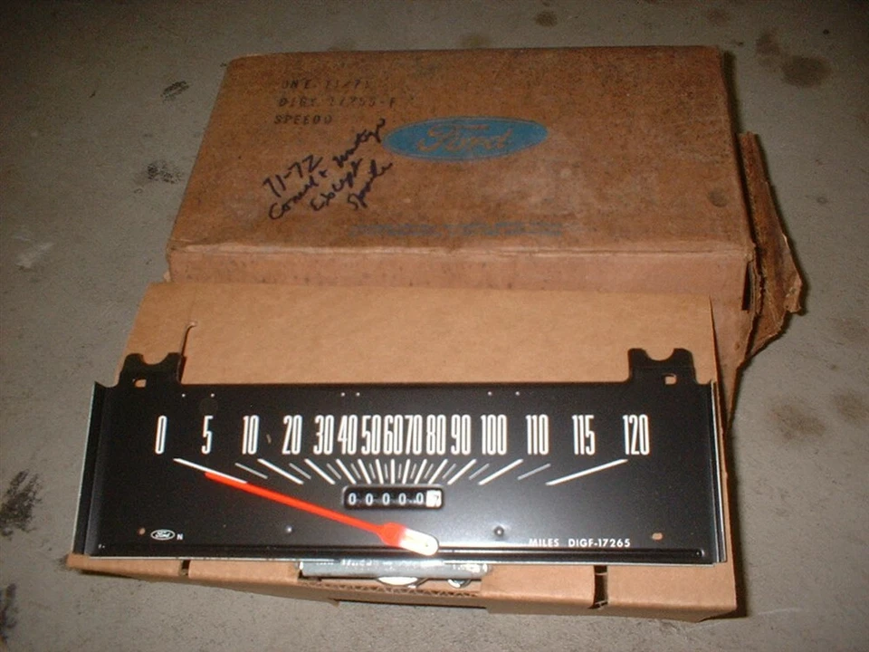 1971 1972 1973 Mercury Montego, velocímetro Comet NOS D1GY17255f Foto 1 de 1