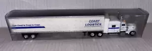 Tonkin Toy, PETERBUILT 389 SEMI TRACTOR / COAST LOGISTICS TRAILER (1/87) - Picture 1 of 2