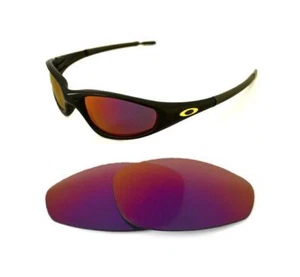 NEW POLARIZED CUSTOM LIGHT RED LENS FOR OAKLEY STRAIGHT JACKET 1999 SUNGLASSES - Picture 1 of 4