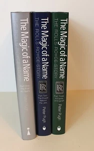 Peter Pugh MAGIC OF A NAME 3 Vols ROLLS ROYCE Automotive Engineering Cars Derby - Picture 1 of 9