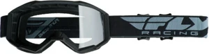 FLY Racing Youth Focus Single Lens Goggle Black w/ Clear Lens 37-5124 FLC-001 - Picture 1 of 2