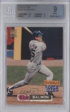 1994 Topps Stadium Club Dugout Dirt Tim Salmon #8 BGS 9 MINT