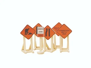 Lionel 6-32902 CONSTRUCTION ZONE SIGNS Package of 6 signs HH - Picture 1 of 1