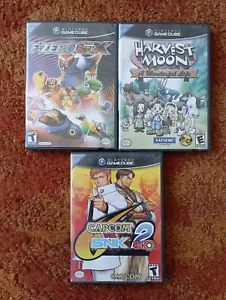Nintendo Harvest Moon Capcom vs SNK F zero GX (Nintendo GameCube 2009) Lot - Picture 1 of 3